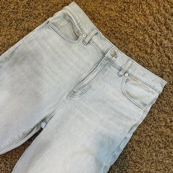 MADEWELL 90's Straight Jeans in Women's Size 30 Light Wash High Rise - Picture 3 of 6